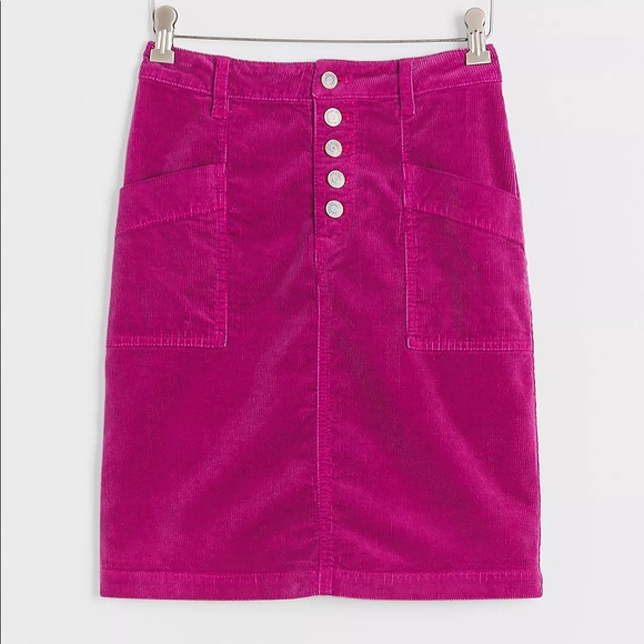 NWT Anthropologie Pilcro Talia Corduroy Mini Skirt - Picture 8 of 11